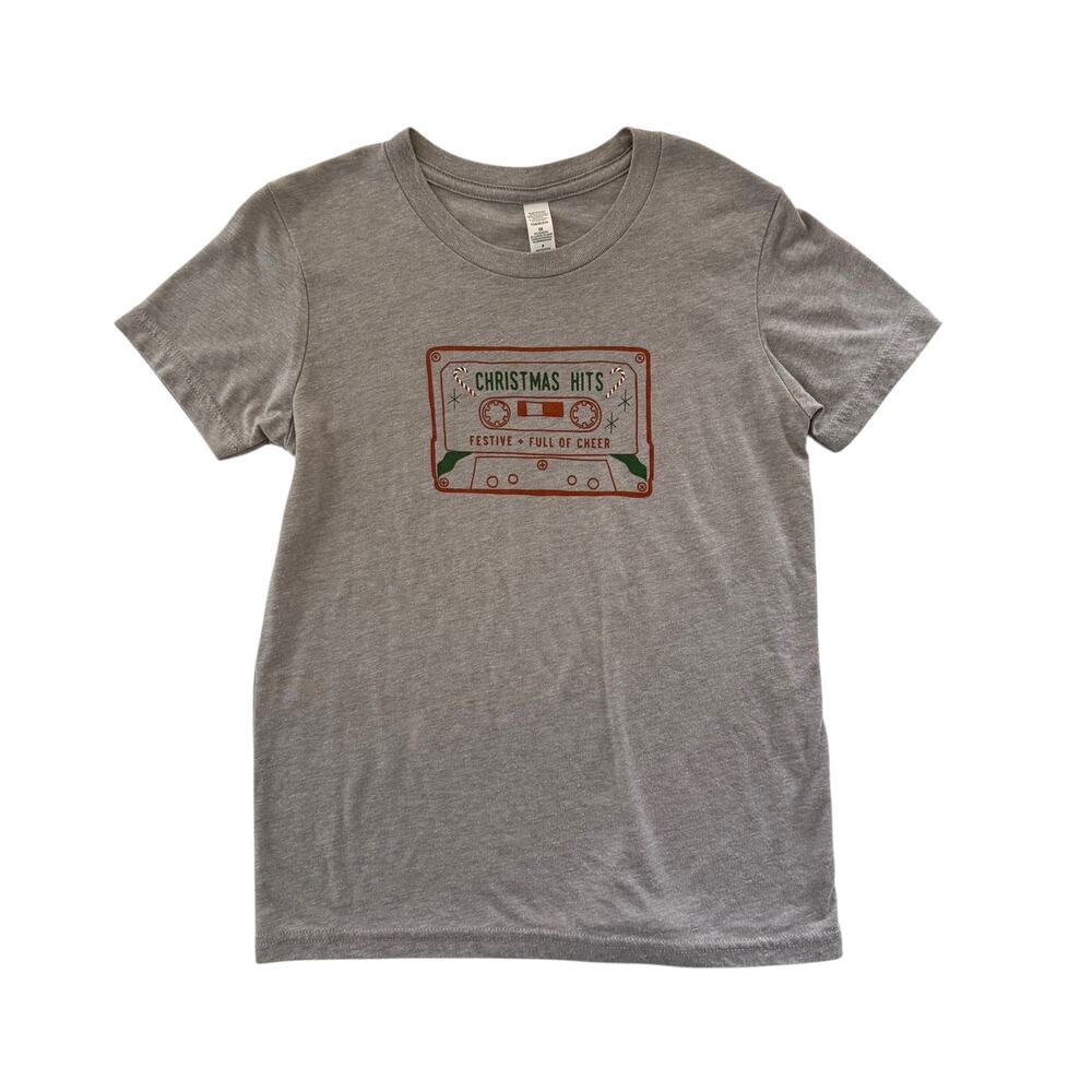 Wild Mae Design Co. Christmas Hits Mixtape Tee Size S(6-8y)